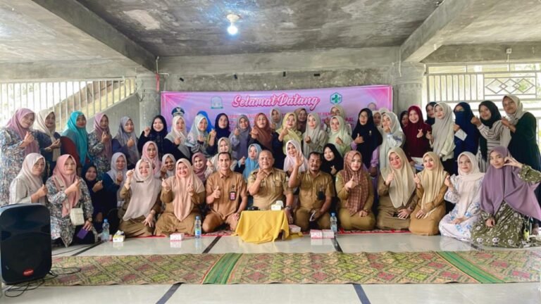 Puskesmas Darul Aman Gelar Pelatihan Pemberian Makanan Tambahan (PMT) Bagi Ibu Hamil KEK dan Balita Kurang Gizi di Balai Desa Dama Pulo Sa.