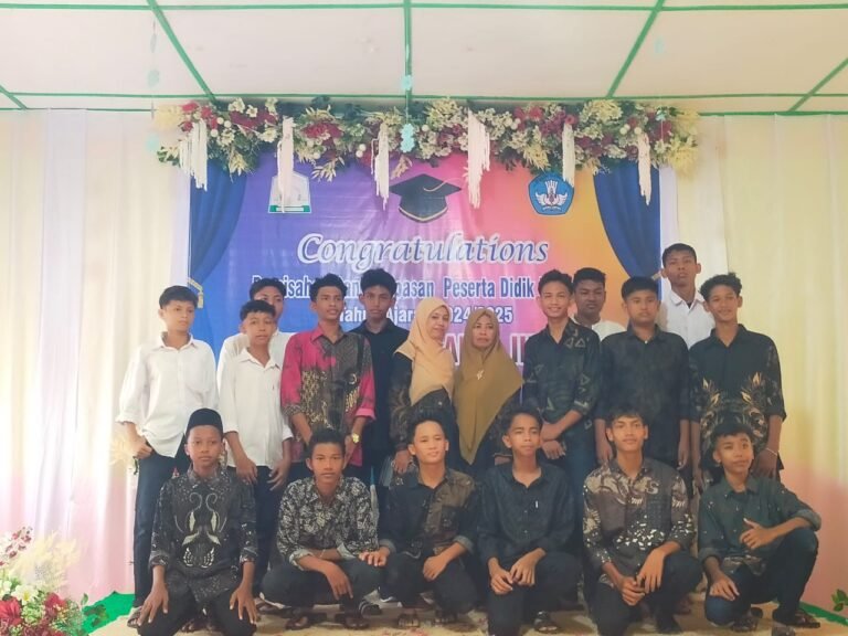 SMP Negeri 1 Darul Ihsan Gelar Perpisahan dan Pelepasan 86 Siswa