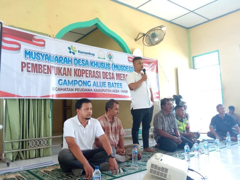 Desa Gampong Alue Batee Bentuk Koperasi “Merah Putih” Sebagai Wujud Dukungan Terhadap Instruksi Presiden