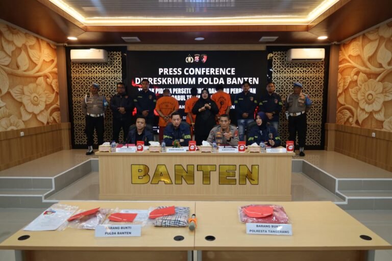 Polda Banten Tangkap Empat Tersangka Pengembangan Kasus Kejahatan Seksual Anak 