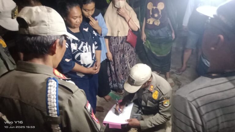 Satpol PP Cilegon Lakukan Pendataan PKL di RTH, Siapkan Relokasi ke Belakang Kawasan ADB