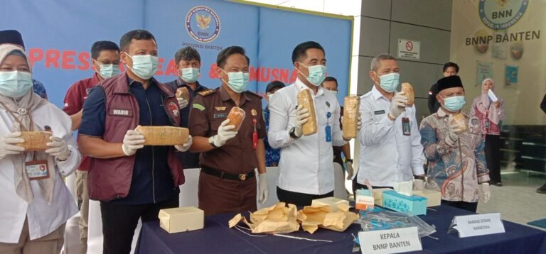 Ganja dalam Bungkus Jamu dan Kopi, BNNP Banten Gagalkan Modus Baru Sindikat Narkoba