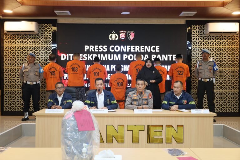 Polda Banten Tangkap Pelaku Intimidasi Kontraktor Proyek Pembangunan PT. CAA di Cilegon