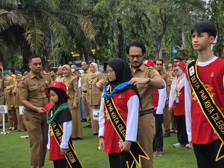 Wakil Wali Kota Fajar Lepas Kontingen Jumbara PMR Kota Cilegon ke Tingkat Provinsi Banten