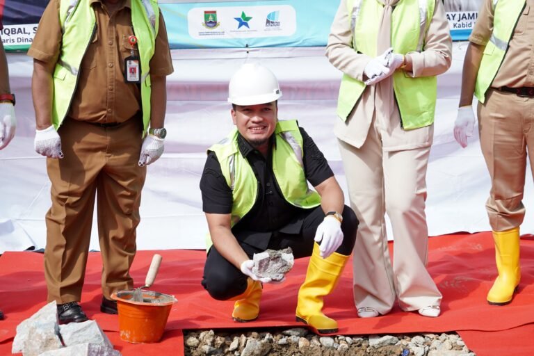 Pembangunan Gedung Perpustakaan Daerah Kota Cilegon Resmi Dimulai