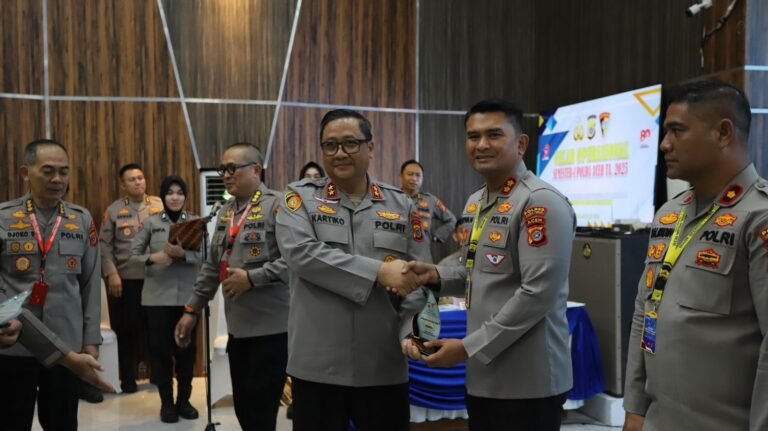 Top! Polres Aceh Timur Terima Dua Penghargaan Terbaik Sekaligus