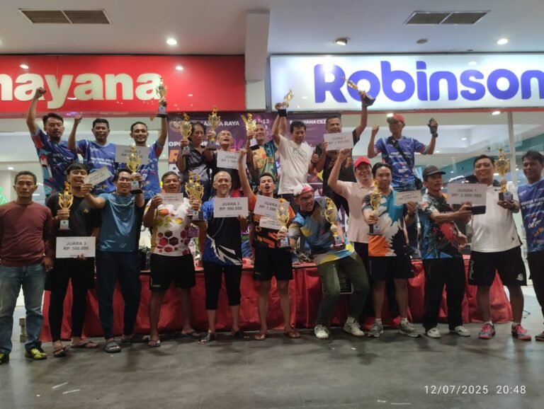 Open Turnamen Tenis Meja “Rakata Raya Cup II” 2025 Sukses Digelar di Mall Ramayana Cilegon