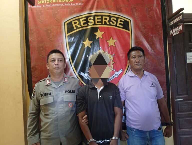 Polsek Idi Rayeuk Amankan Pelaku Perampasan dan Pemerasan