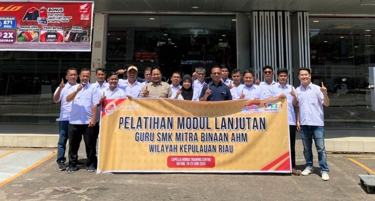 Dukung Pendidikan Vokasi, Capella Honda Gelar Pelatihan dan Sertifikasi Guru SMK Se-Kepri