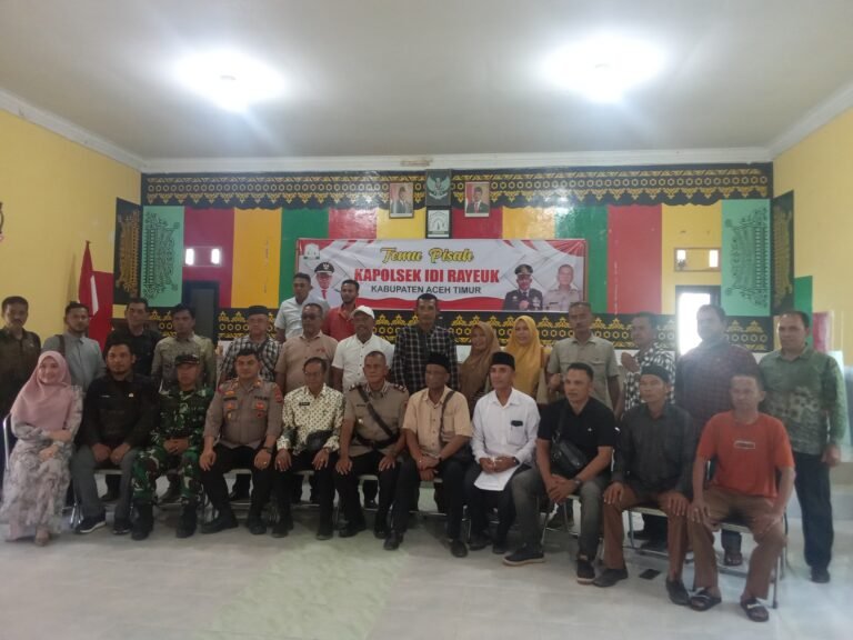 Muspika Idi Rayeuk Gelar Pisah Sambut Kapolsek.
