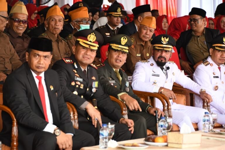 Kapolres Aceh Timur Hadiri Peringatan Detik-Detik Proklamasi HUT Ke 80 Kemerdekaan RI