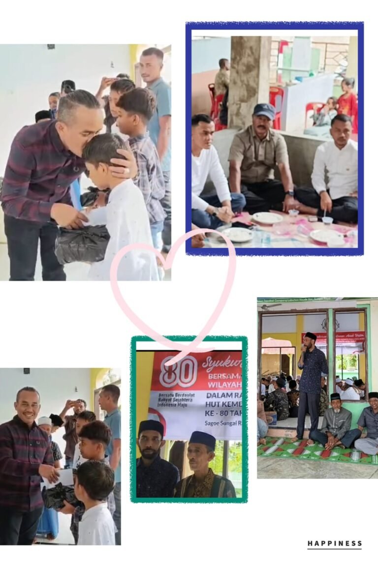 Peringati HUT RI ke 80, KPA Sagoe 131 Wilayah Peureulak Gelar Syukuran