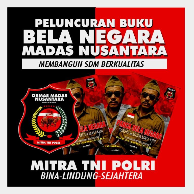 Ormas Madas Nusantara Luncurkan Buku Panca Bela Negara Pengembangan SDM Berkualitas