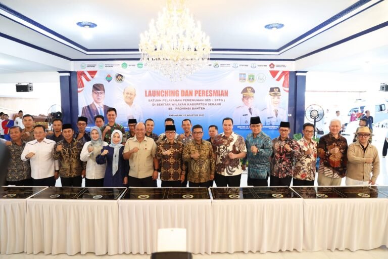 Hadiri Peresmian SPPG di Kabupaten Serang, Gubernur Banten Andra Soni : Kunci Menuju Indonesia Emas 2045