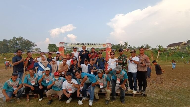 Ketua Karang Taruna Kabupaten Serang Hadiri Partai Final Sepak Bola Karang Taruna Jangkar Muda Cup 