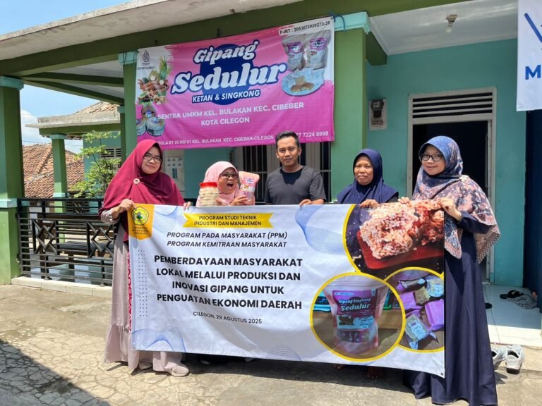 Program PPM Untirta Fokus Kembangkan Ekonomi Lokal Lewat Gipang Ketan & Singkong