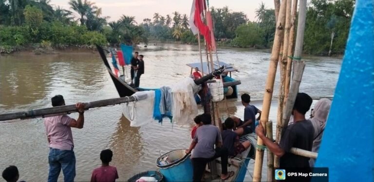 Kapolsek Peureulak Pimpin Pencarian Remaja Tenggelam di Sungai Peureulak