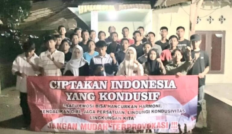 Deklarasi Aksi Damai Mahasiswa Serang Dukung Polri Ungkap Dalang Kerusuhan