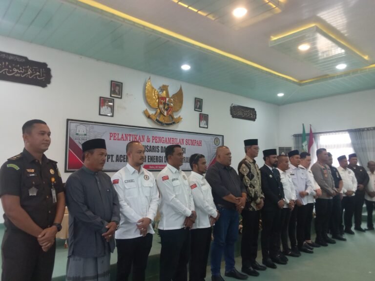 PT ATEM Diharapkan Jadi Stimulus Ekonomi Aceh Timur