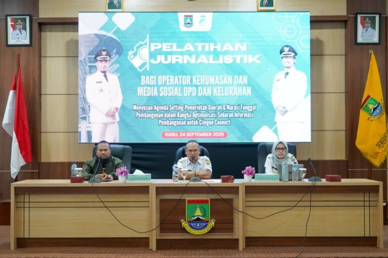 Dinas Kominfo Kota Cilegon Gelar Pelatihan Jurnalistik untuk Optimalkan Sebaran Informasi Pembangunan
