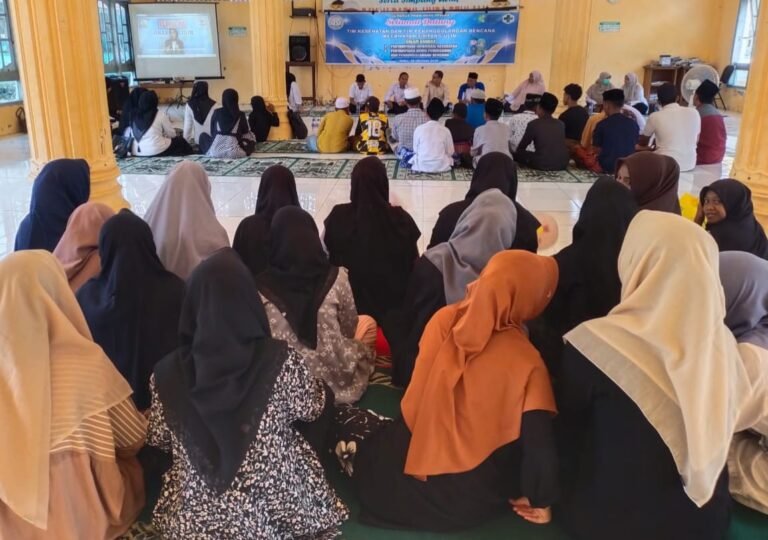 PKBM Anak Pesisir Kecamatan Madat Gelar Sosialisasi Kesehatan dan Penanggulangan Bencana