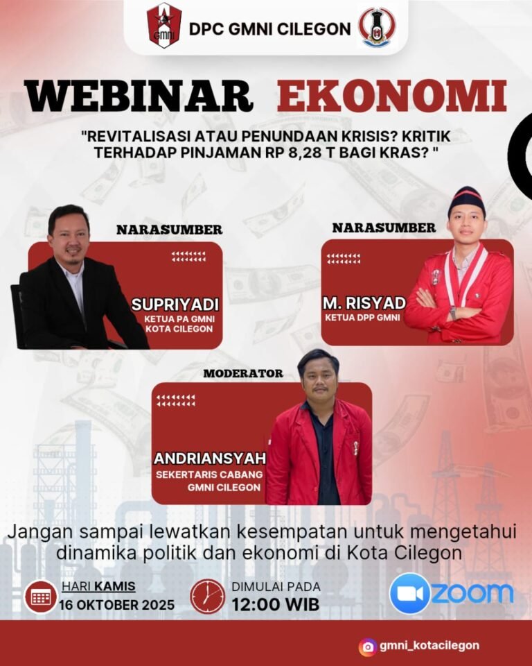 GMNI Cilegon Pertanyakan Arah Revitalisasi Krakatau Steel: Solusi atau Penundaan Krisis?
