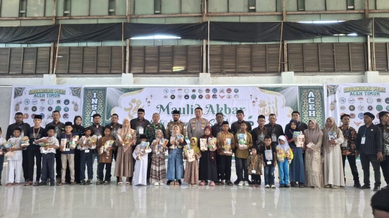 Insan Pers Aceh Timur Sukses Gelar Maulid Akbar Nabi Muhammad SAW 
