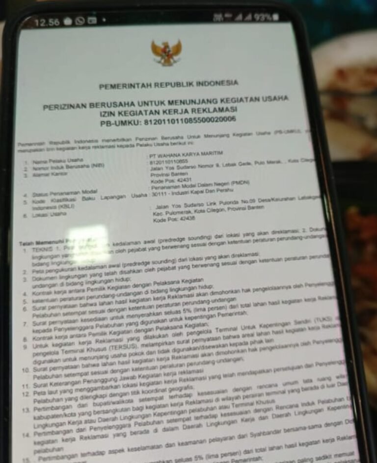 PT WKM Klaim Semua Dokumen Lengkap