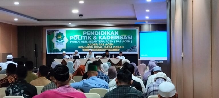 PAS Aceh Gelar Pemantapan Kader di Aceh Timur, Fokus pada Pendidikan Politik dan Kaderisasi