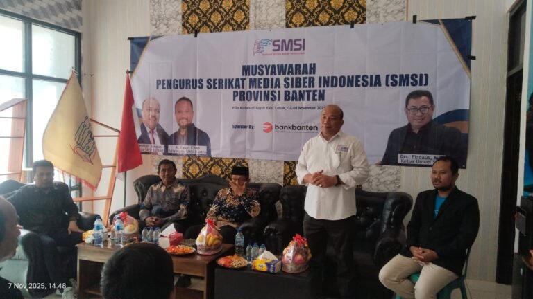 Musprov SMSI Banten di Sawarna Kukuhkan Lesman Bangun Secara Aklamasi