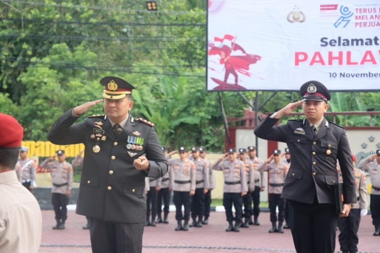 Pimpin Upacara Hari Pahlawan, Kapolres Aceh Timur Ingatkan Semangat Perjuangan Para Pahlawan