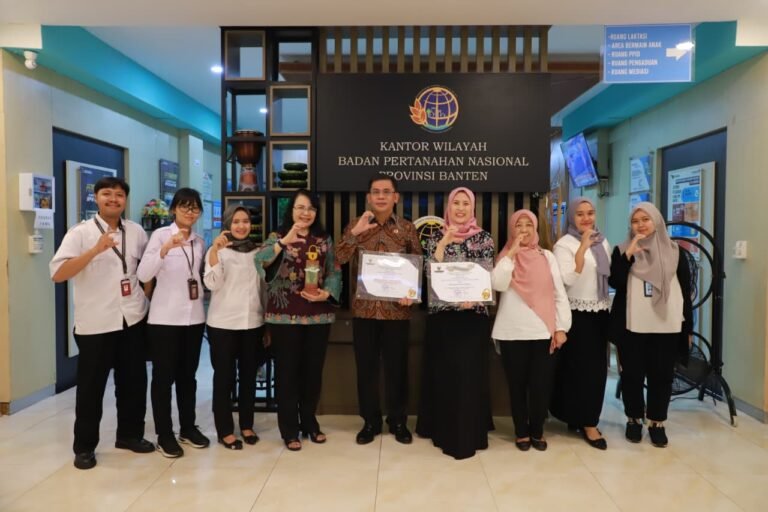 Kanwil BPN Provinsi Banten Raih Predikat Badan Publik Informatif Tahun 2025