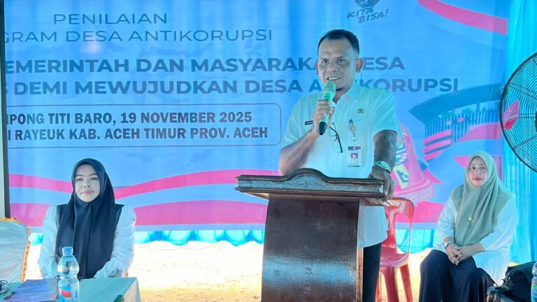 Lakukan Penilaian Oleh Tim KPK, Desa Titi Baro Jadi Percontohan Desa Antikorupsi 2025