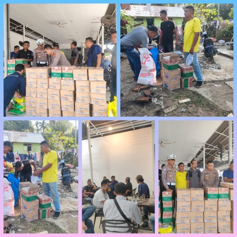 Awak Media Sampaikan Terima Kasih ke Kapolres Aceh Timur & Wakil Bupati atas Bantuan Sembako, Jurnalis juga Salurkan Bantuan kepada Warga Terdampak Banjir