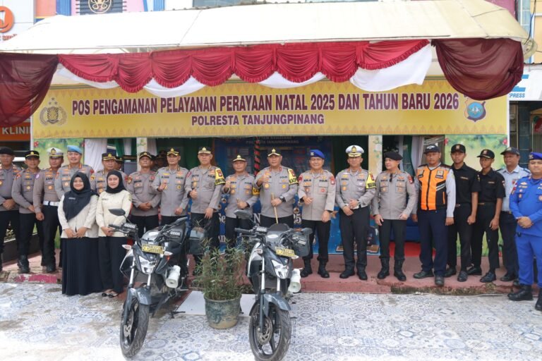 KAPOLDA KEPRI TINJAU POS PAM & POS TERPADU DI TANJUNGPINANG–BINTAN: PASTIKAN PELAYANAN NATARU AMAN, NYAMAN, DAN HUMANIS