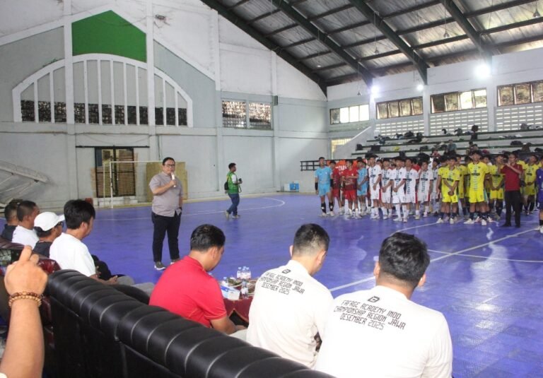 Wakil Bupati Lebak Apresiasi dalam Sambutannya Dalam Pembukaan Turnamen Futsal Regional 2025