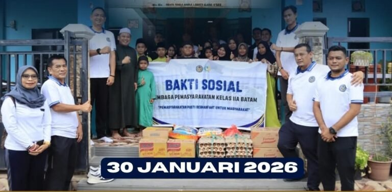 Lapas Batam Gelar Bakti Sosial di Panti Asuhan Bina Insan Madani
