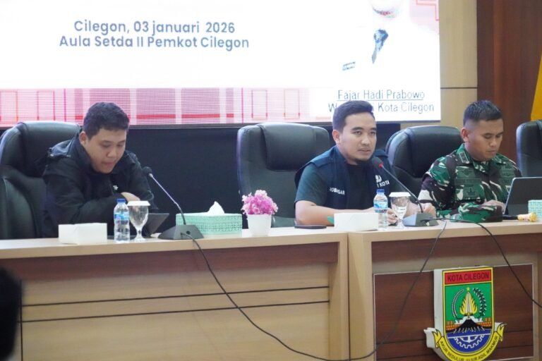 Pemkot Cilegon Gelar Rapat Penanganan Banjir, Fokus Evakuasi dan Kesiapsiagaan