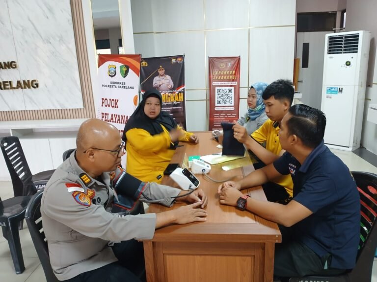 Sidokkes Polresta Barelang Gelar Pojok Yankes untuk Tingkatkan Kesehatan Personel