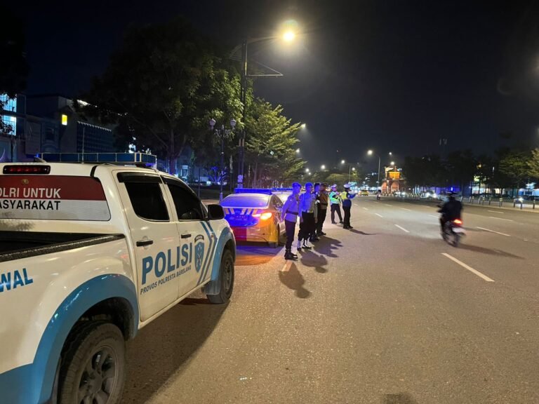 Cegah Kriminalitas dan Balapan Liar, Polresta Barelang Laksanakan KRYD Patroli Malam