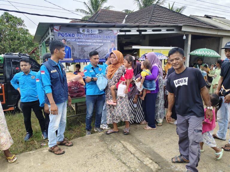 DPD KNPI Pandeglang Salurkan Bantuan Sosial dan Perobatan Gratis untuk Korban Banjir di Kecamatan Patia