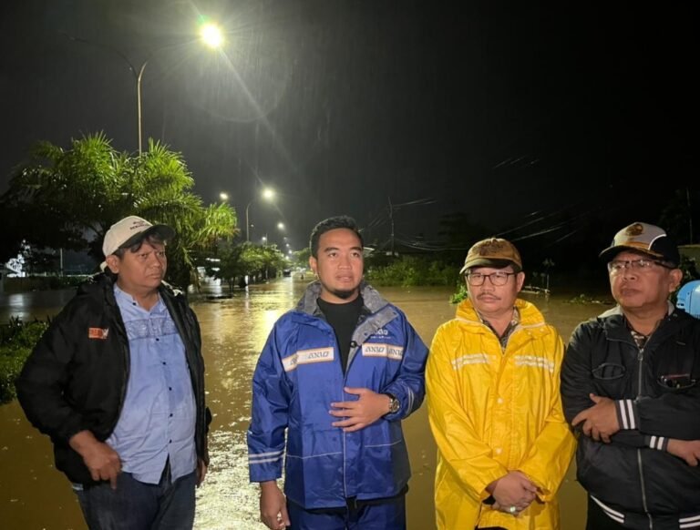 Terjun ke Titik Banjir di Ciwandan, Wali Kota Cilegon Imbau Masyarakat Waspada