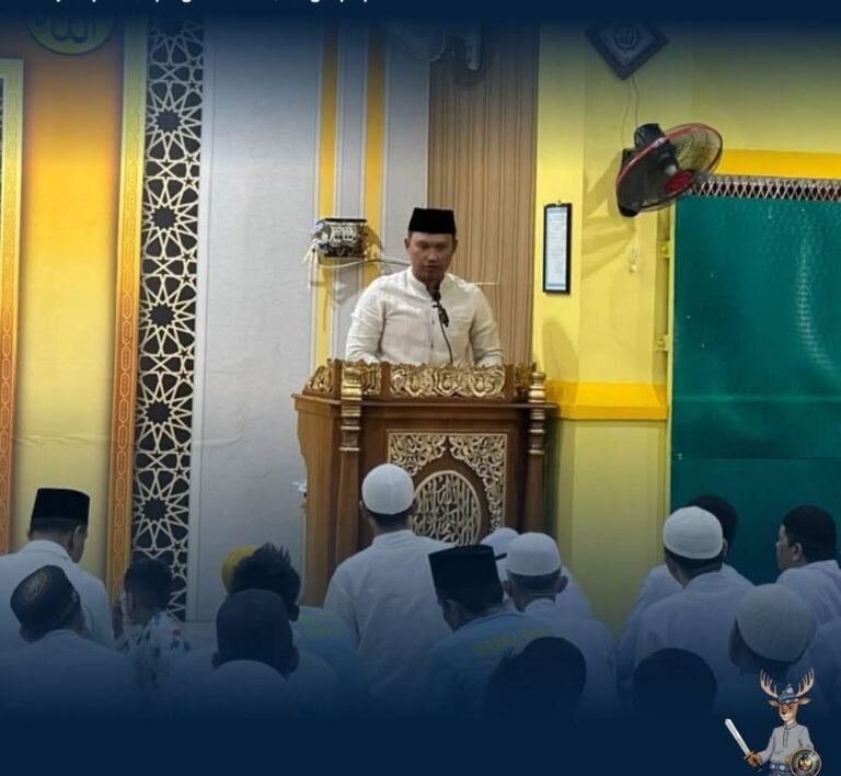 SUASANA KHIDMAT WARNAI TARAWIH PERDANA RAMADAN DI RUTAN KELAS IIA BATAM
