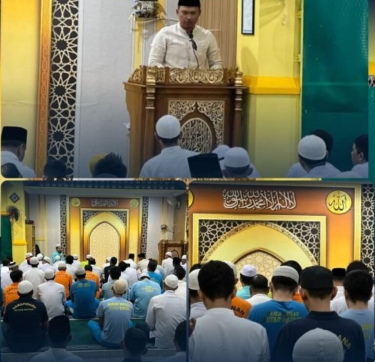 Suasana Hikmat Warnai Tarawih Perdana Ramadhan di Rutan Kelas llA