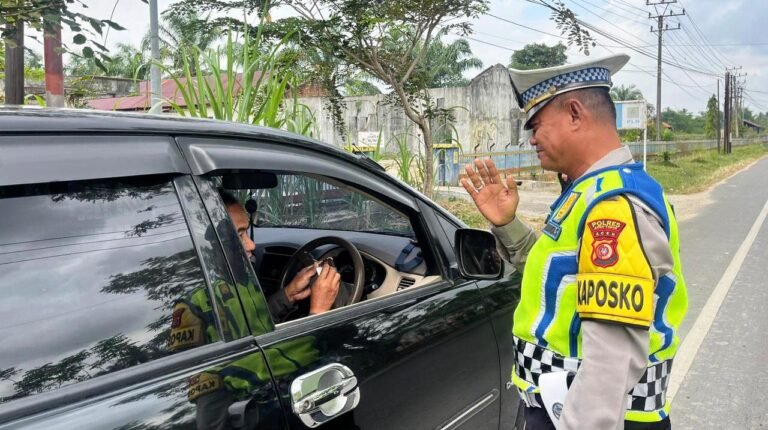 Hari Kedua Operasi Keselamatan Seulawah 2026, Sat Lantas Polres Aceh Timur Gencarkan Edukasi Lalu Lintas
