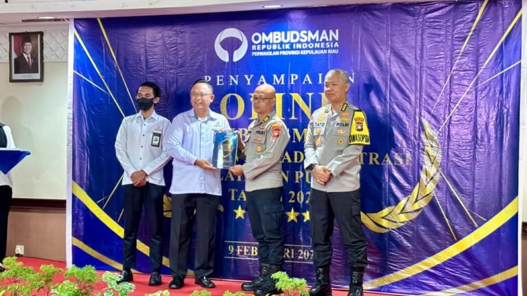 Polresta Barelang Raih Predikat Baik dalam Penilaian Maladministrasi Pelayanan Publik Ombudsman RI Tahun 2025
