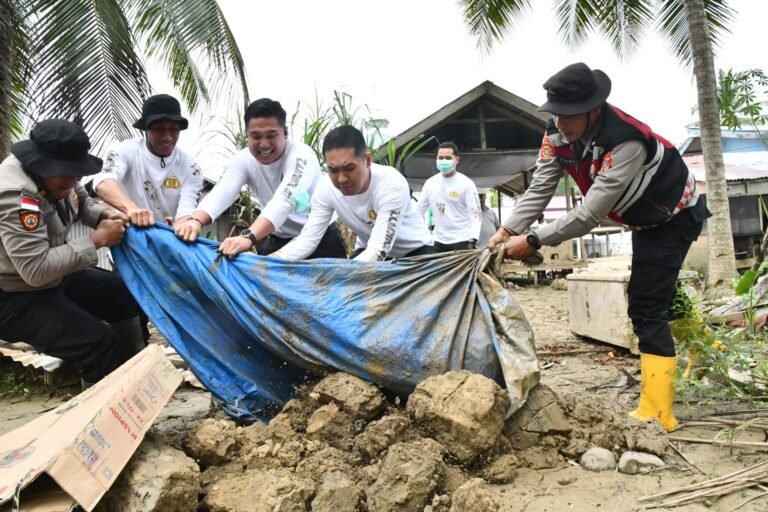 Mahasiswa STIK Lemdiklat Polri Gelar Pengabdian Masyarakat di Julok, Aceh Timur