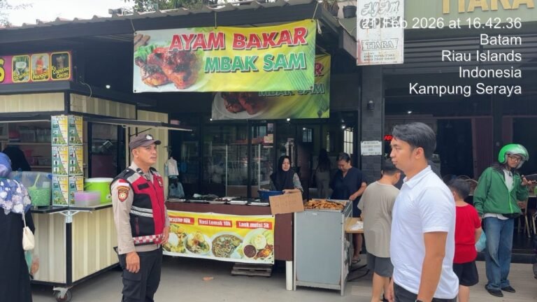 Polsek Batu Ampar Amankan Pasar Tumpah Ramadhan 1447 H, Wujudkan Situasi Aman dan Kondusif Bagi Masyarakat