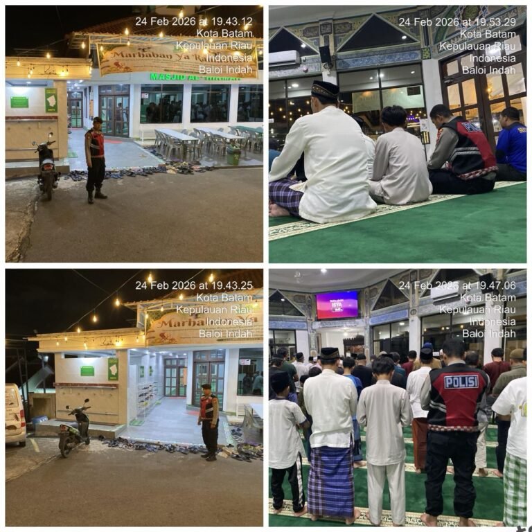 Pastikan Sholat Tarawih Aman dan Kondusif Selama Ramadhan 1447 H. 