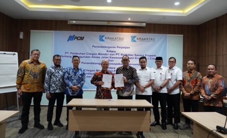 PT PCM Dan Krakatau Group Sepakati Kerja Sama Akses Dan Jasa Kepelabuhanan